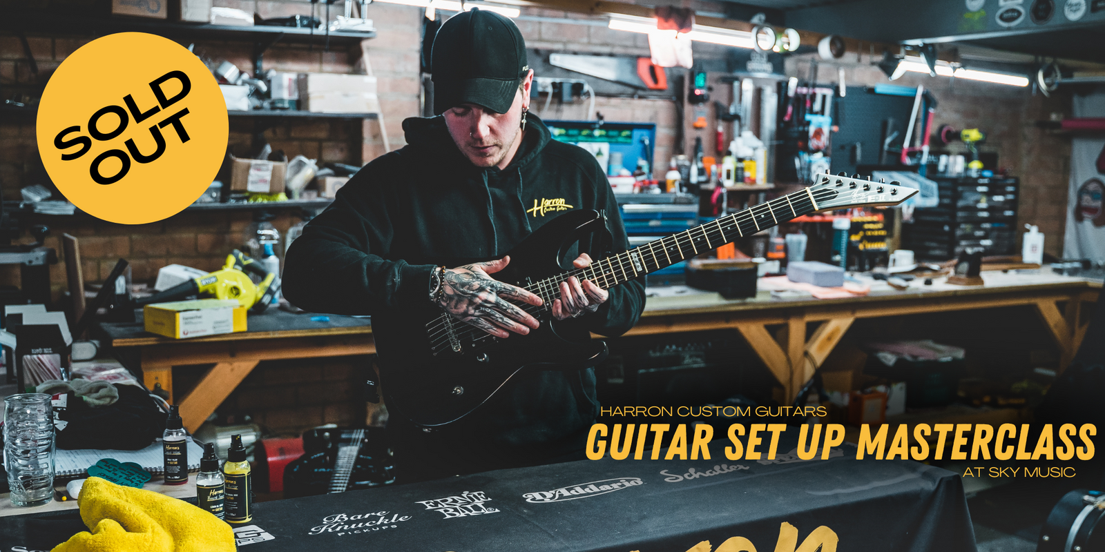 Sky Music x Harron Custom Guitars - Guitar Set Up Hands On Masterclass Night 2
