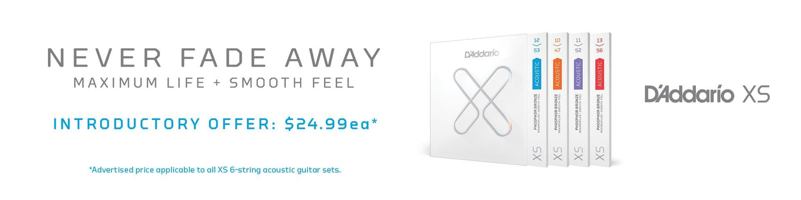 D'Addario launch new XS Strings range with an impossibly thin film coating: 1/10 the thickness of a human hair! - Sky Music