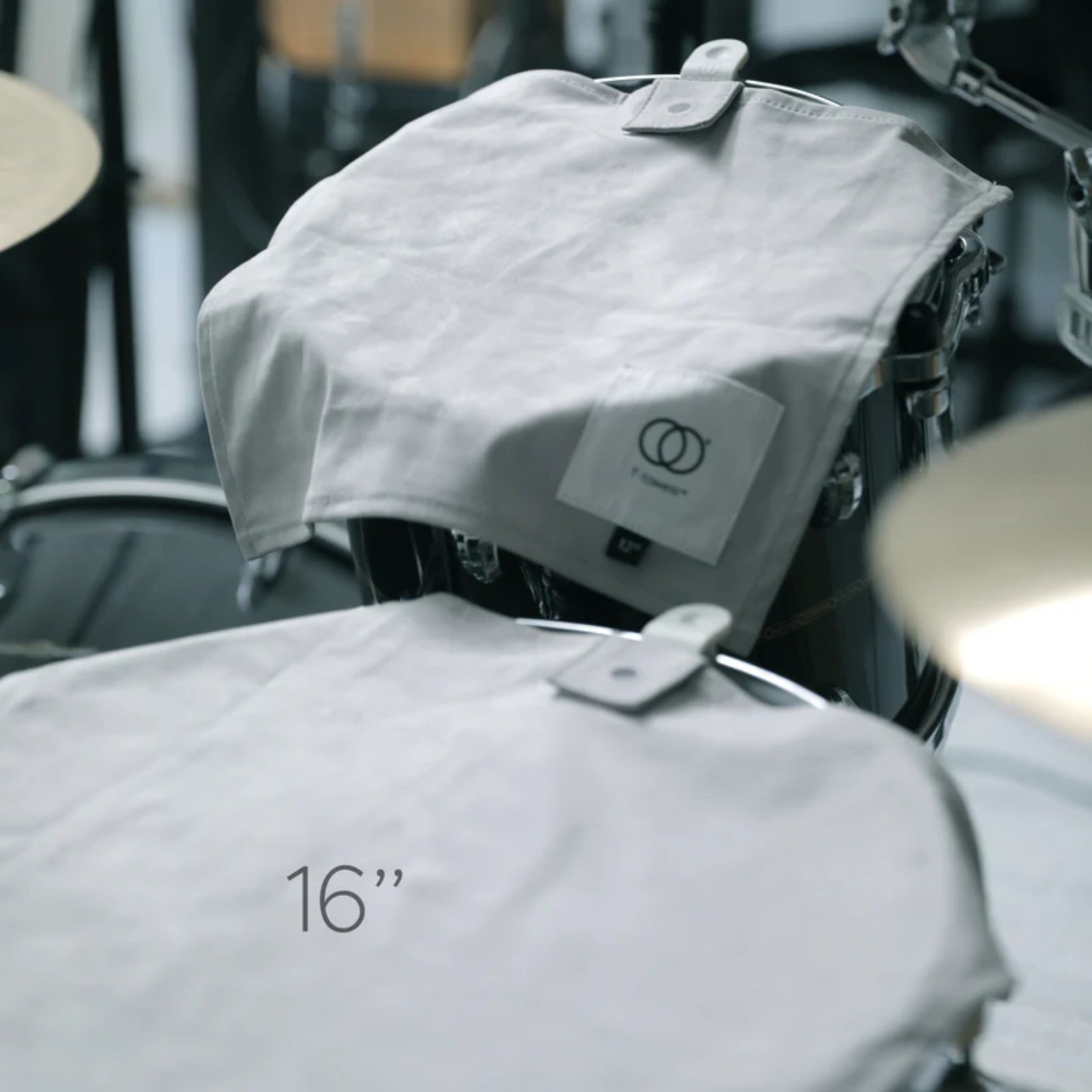 Tandem - T-towel Drum FX Muffler - 16 inches, Earl Grey