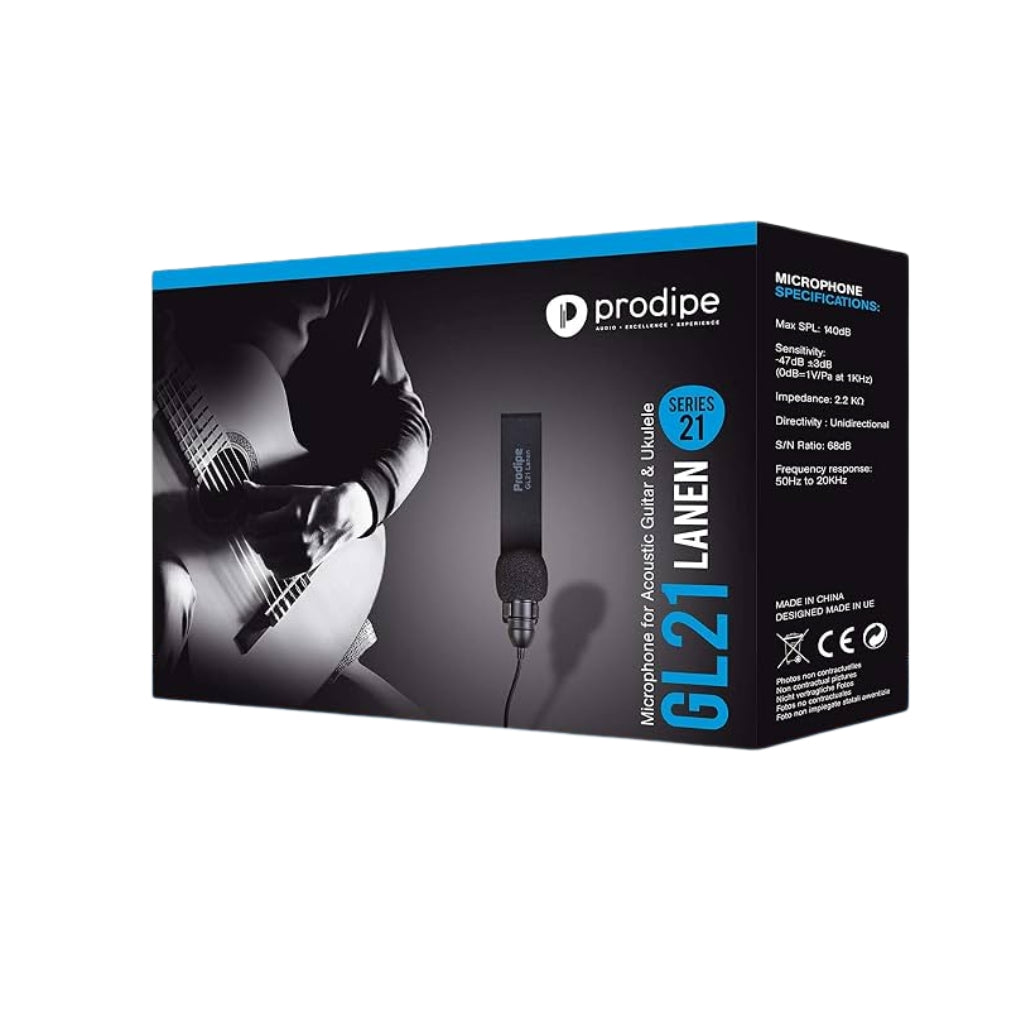 Prodipe GL21 Lanen Acoustic Guitar & Ukulele Instrument Microphone