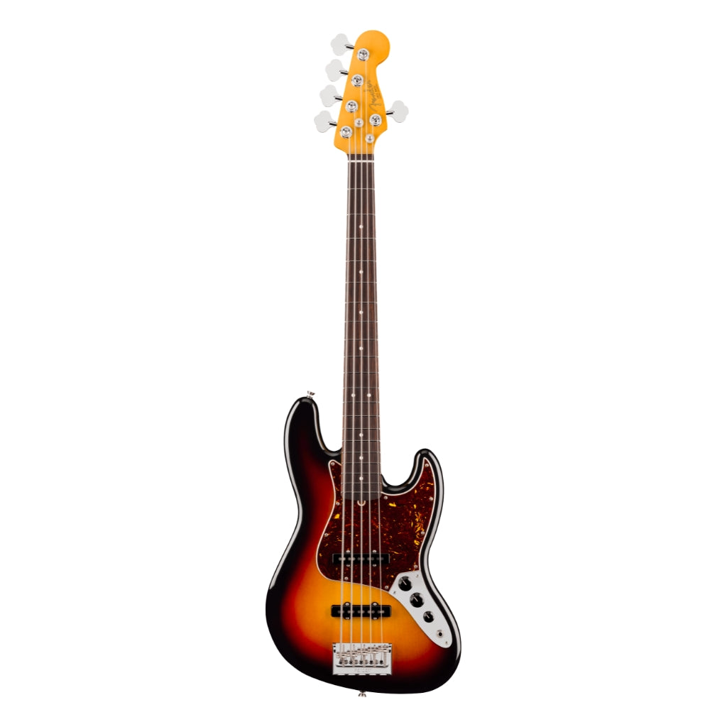 Fender - American Professional Jazz Bass V Guitar - 3-Color Sunburst, Rosewood Fingerboard