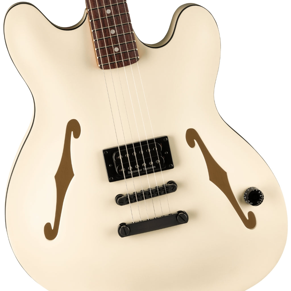 Fender - Tom Delonge Starcaster in - Satin Olympic White