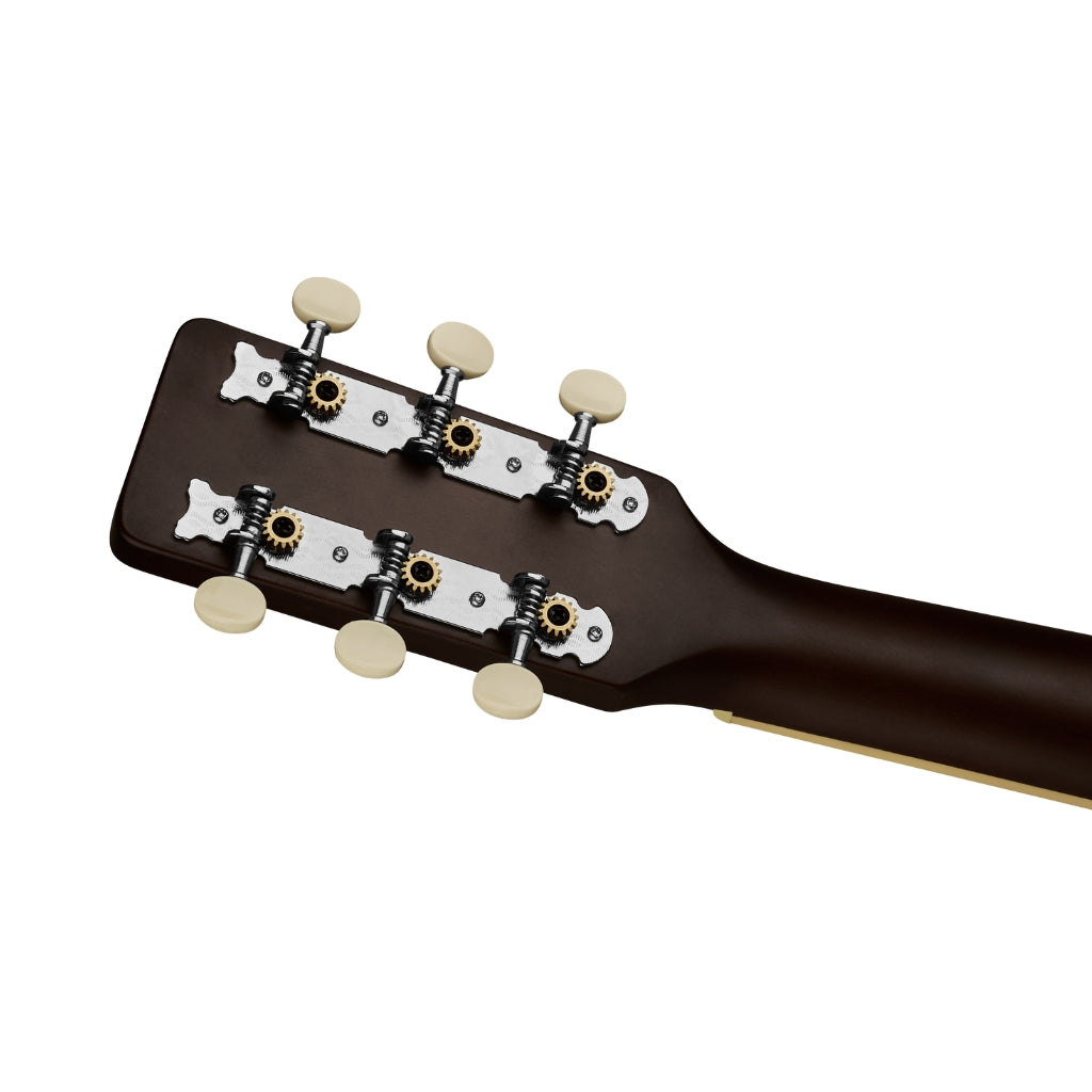 Gretsch - Jim Dandy Concert Acoustic Guitar - Deep Cherry Burst, Walnut Fingerboard