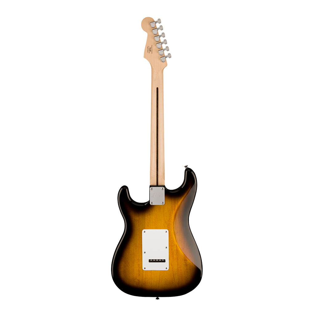 Squier Sonic Stratocaster Pack Maple Fingerboard 2 Color Sunburst Gig Bag 10G