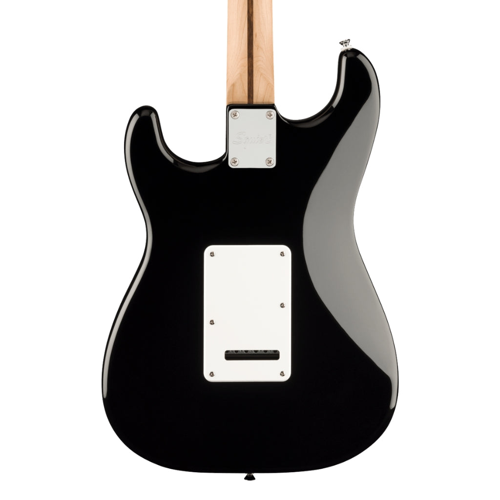 Squier Affinity Series Stratocaster Mustang Micro Pack Laurel Fingerboard with Gig Bag - Black