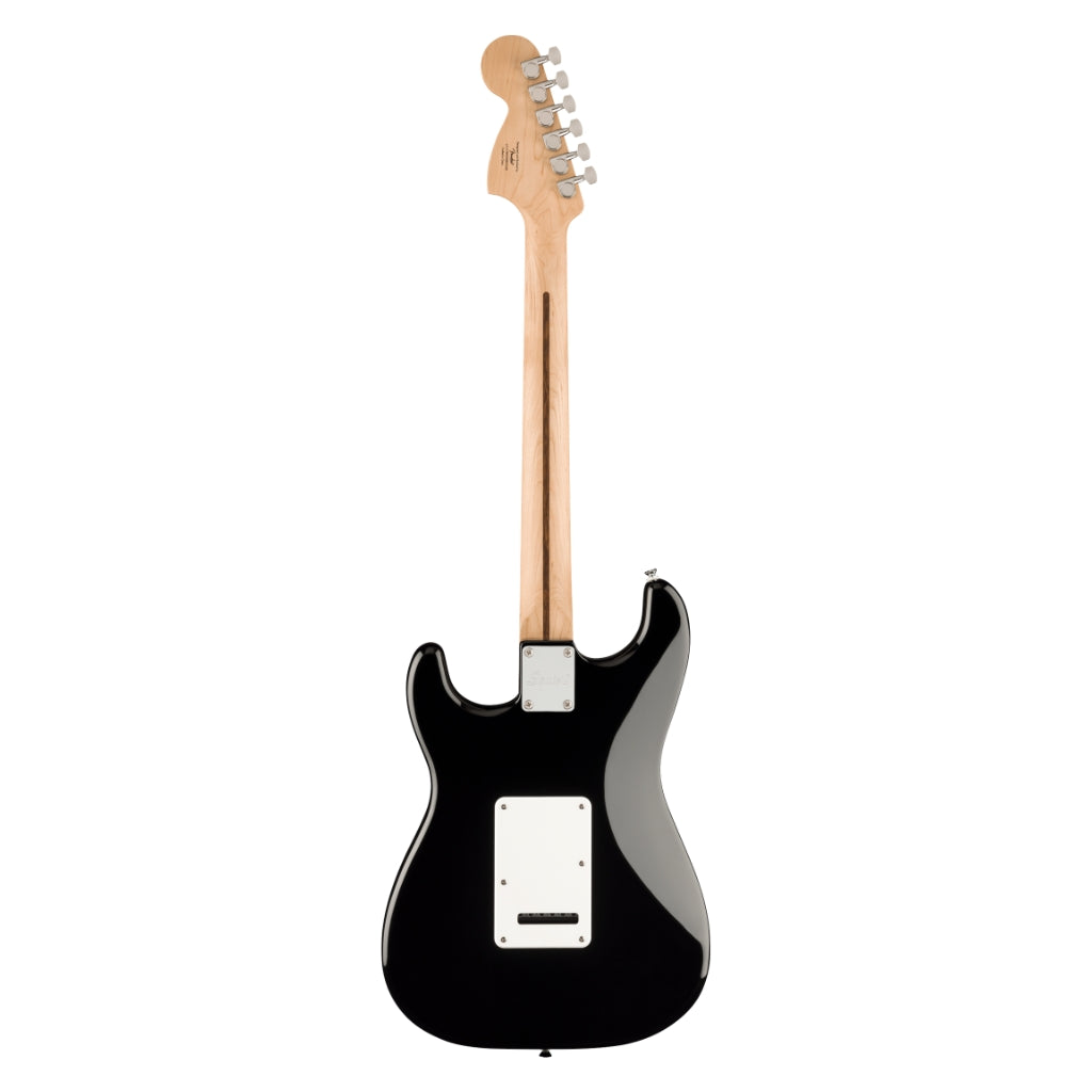 Squier Affinity Series Stratocaster Mustang Micro Pack Laurel Fingerboard with Gig Bag - Black