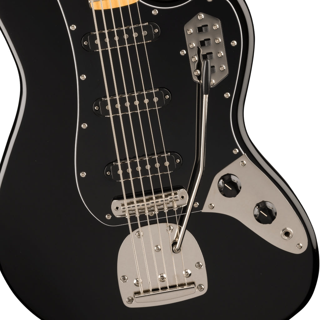 Squier - FSR Classic Vibe Bass VI Bass Guitar - Black, Maple Fingerboard