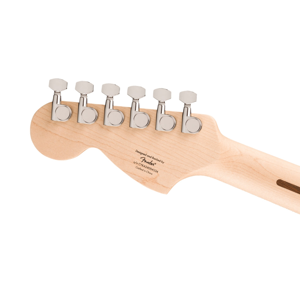 Squier - Affinity Series Stratocaster Junior HSS Laurel Fingerboard with White Pickguard - 3 Colour Sunburst