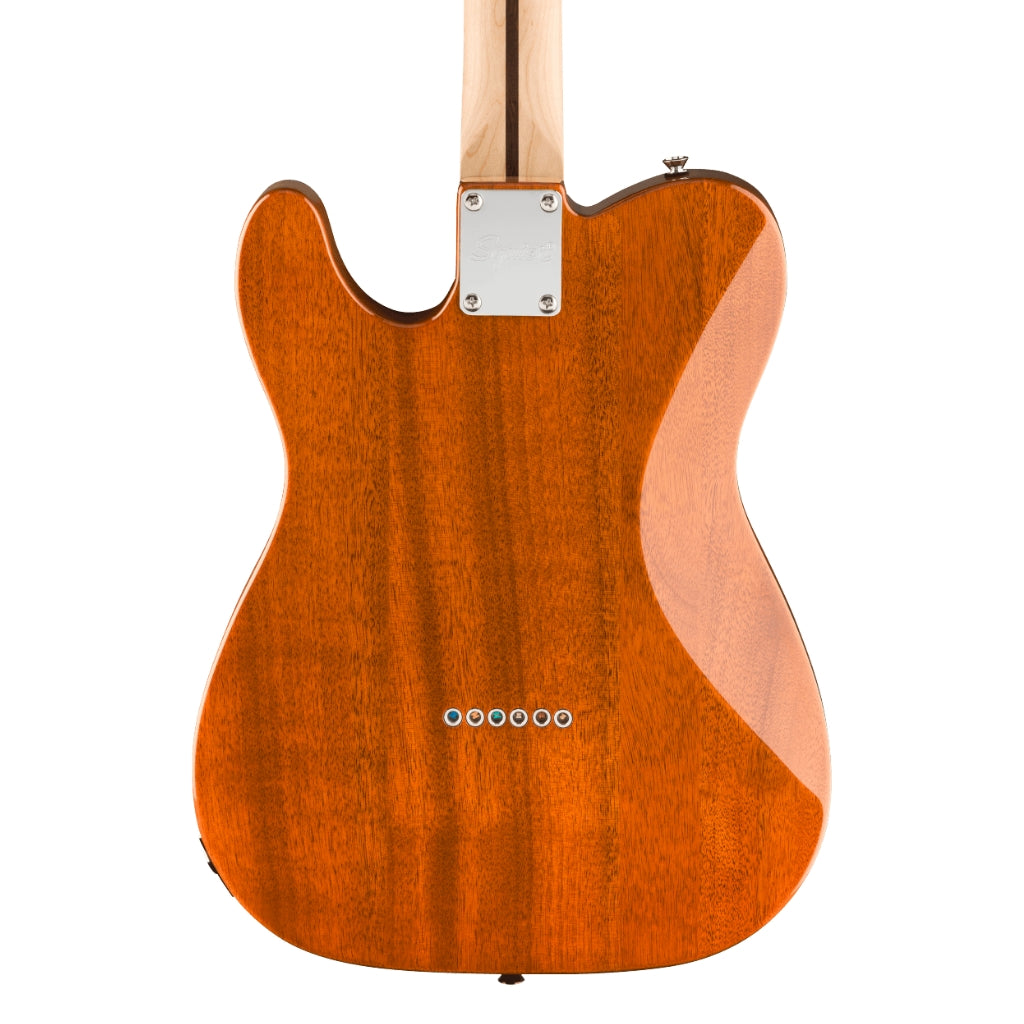 Squier - Affinity Series Telecaster SH Flame Maple Top and Maple Fingerboard with Black Pickguard - Mocha