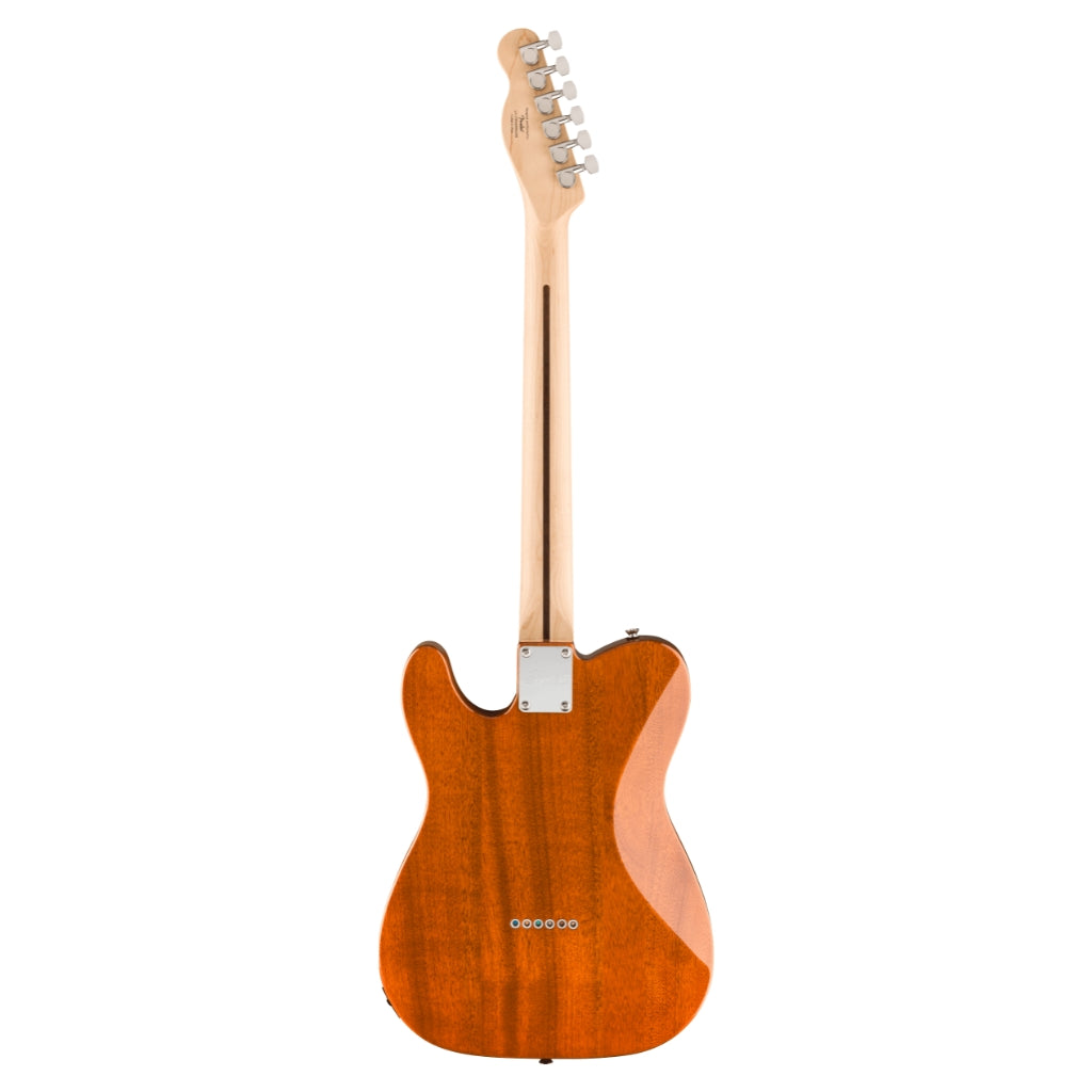 Squier - Affinity Series Telecaster SH Flame Maple Top and Maple Fingerboard with Black Pickguard - Mocha