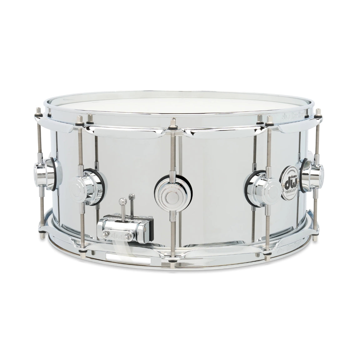 DW - Collector's Series Chrome-over-Steel Snare Drum - 6.5 inches x 14 inches, Polished
