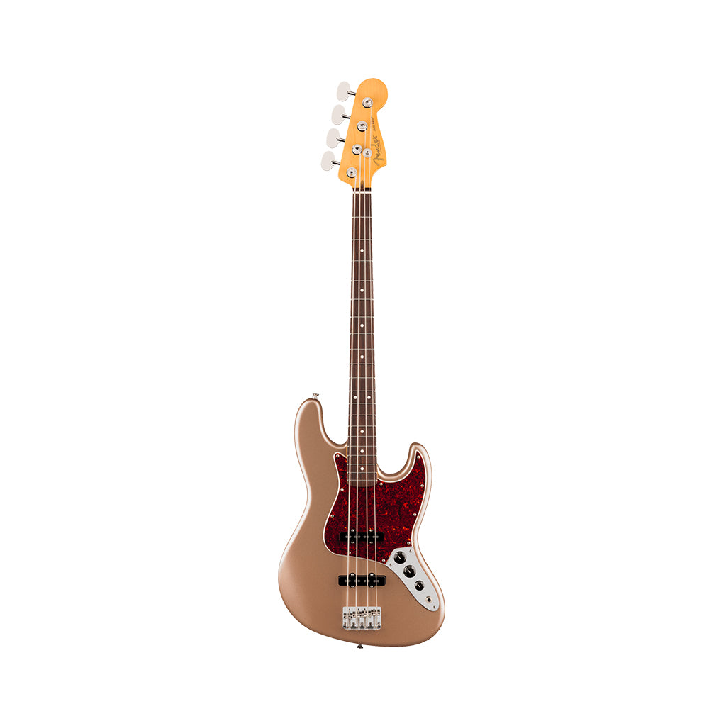 Fender American Professional Classic Jazz Bass Rosewood Fingerboard - Faded Firemist Gold