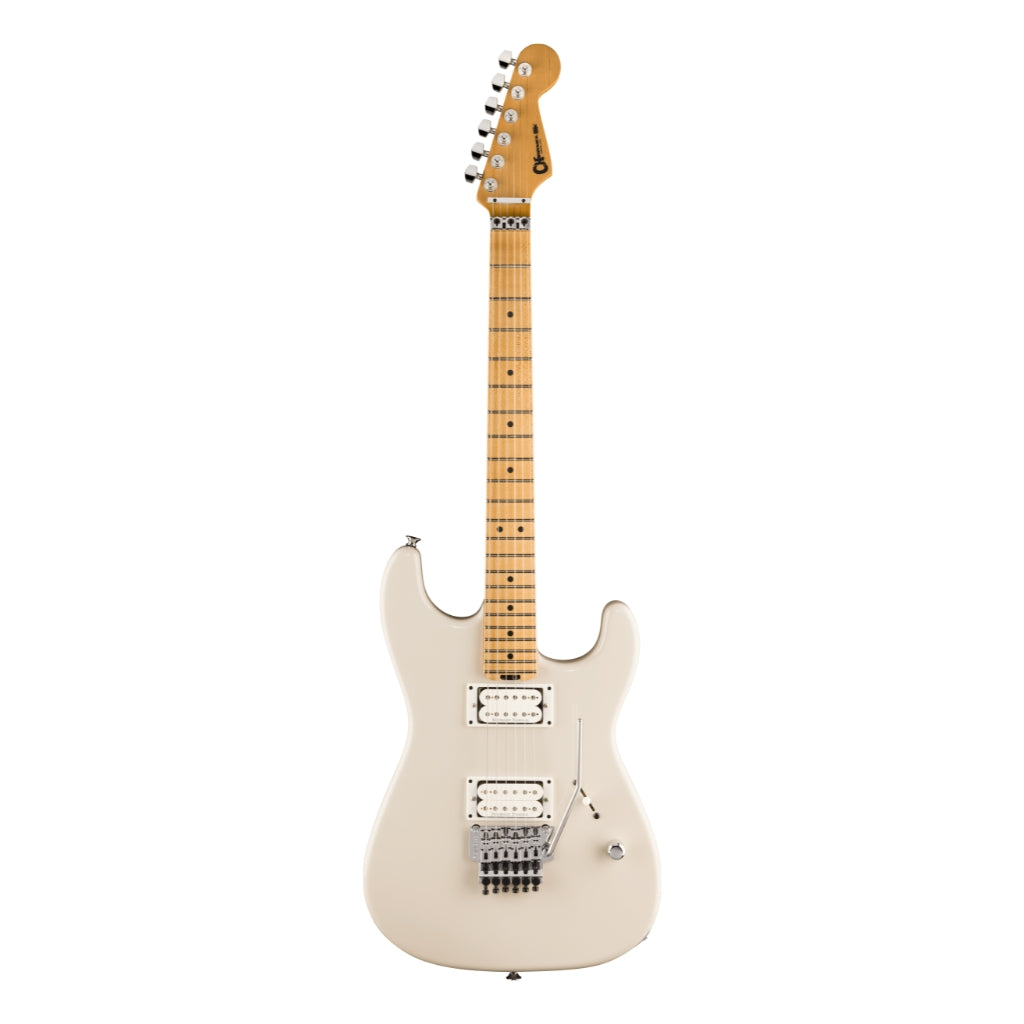 Charvel - American Neo-Classic San Dimas SD1 HH FR Electric Guitar - Ivory Blitz, Maple Fingerboard