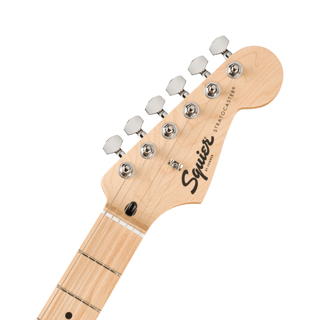 Squier FSR Sonic Stratocaster HSS Maple Fingerboard w/White Pickguard - Tropical Turquoise