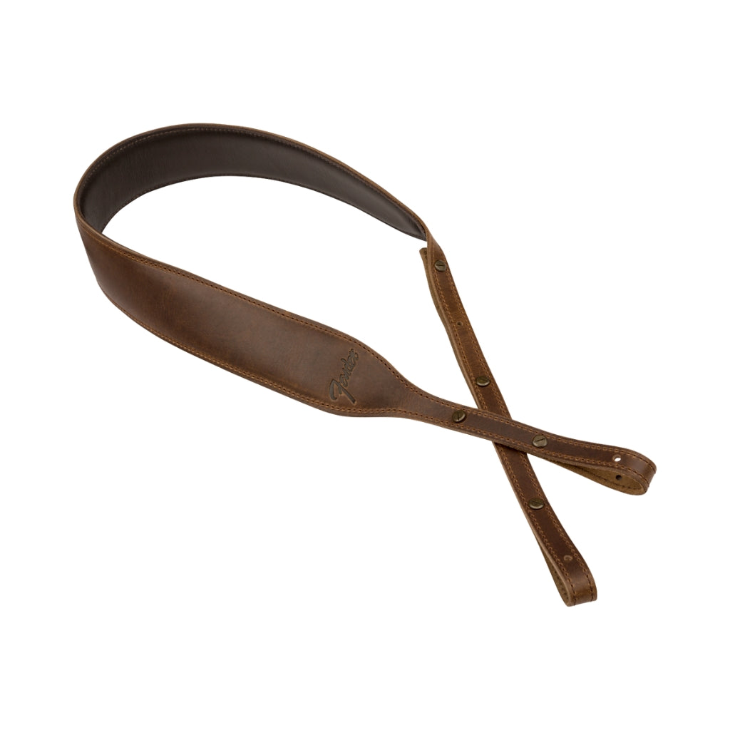 Fender - Paramount Banjo Leather Strap in - Brown