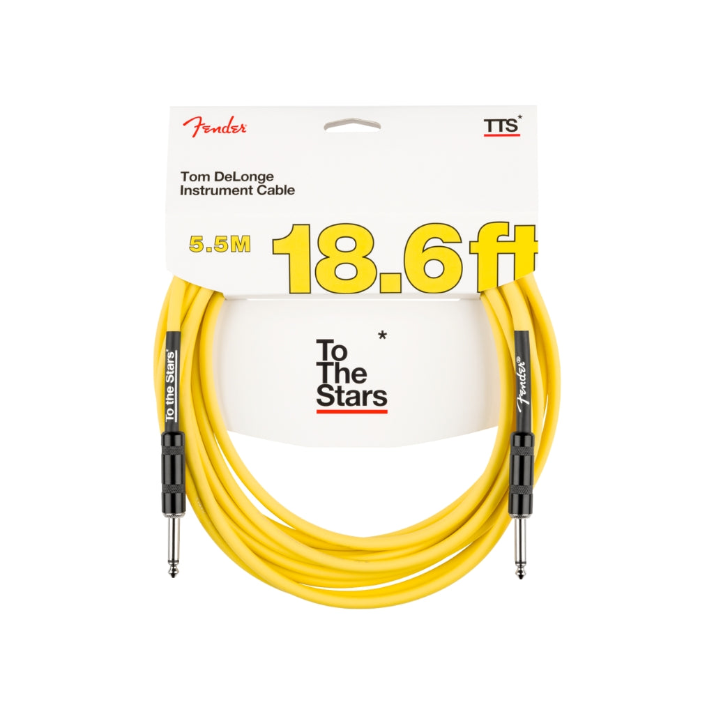 Fender - Tom DeLonge 18.6' To The Stars Instrument Cable - Graffiti Yellow