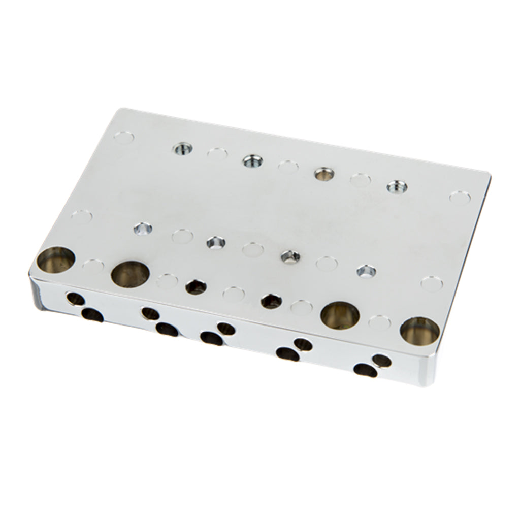 Fender HiMass 5 String Bass Wide Bridge Assembly with Zinc Saddles in Chrome