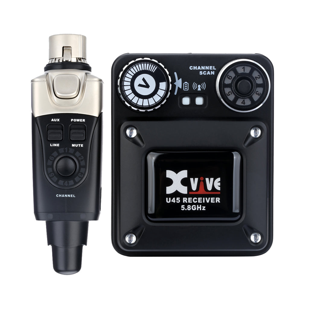 Xvive U45 In-Ear Monitor System 5.8Ghz - Black