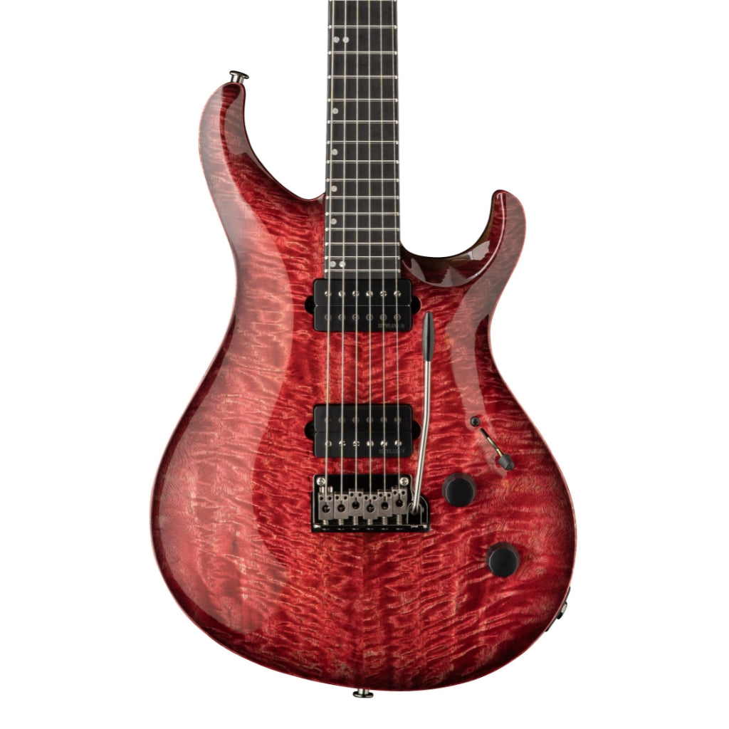 PRS - Tekton T Electric Guitar with Two-Point Tremolo - Fuchsia Aura with Black Satin Neck