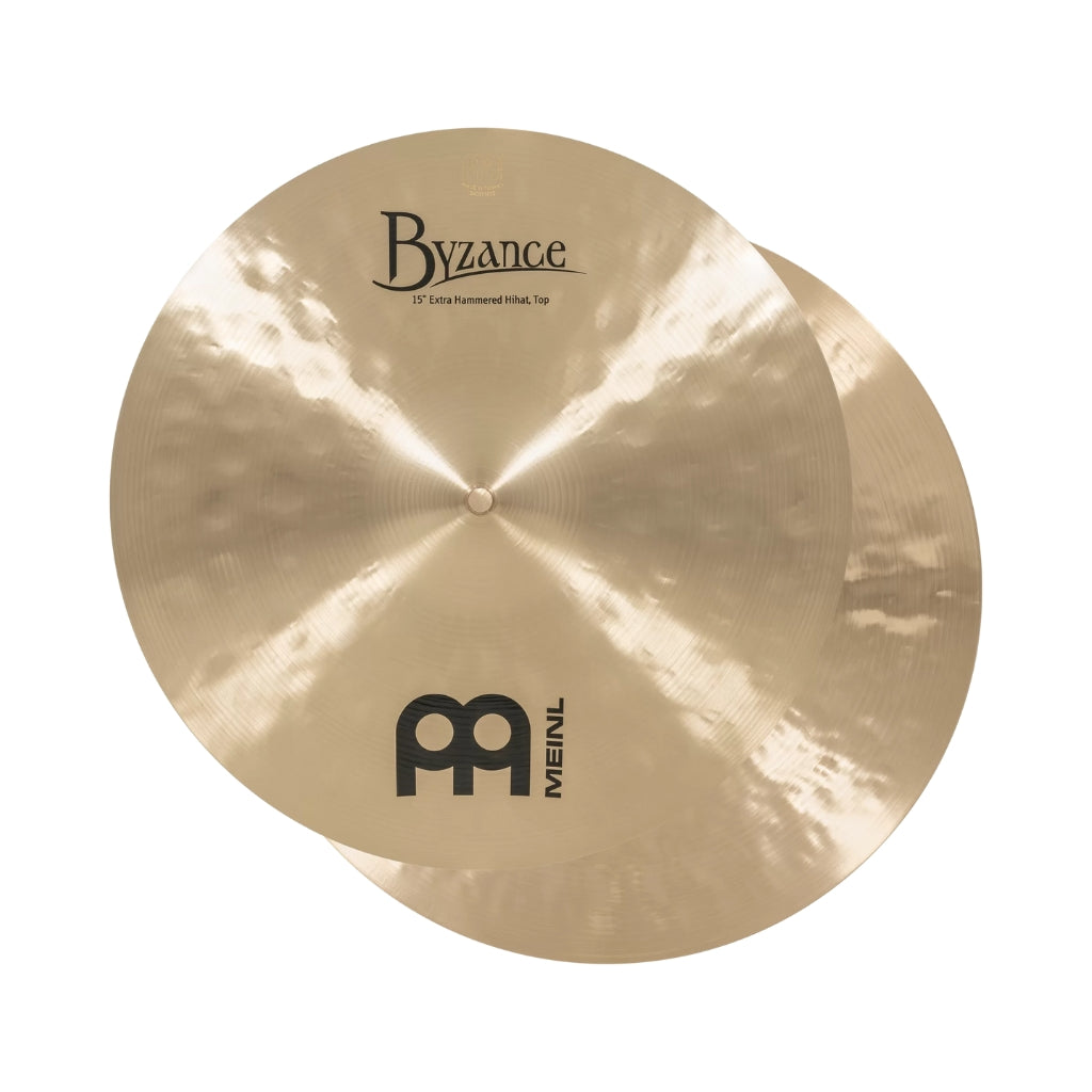 Meinl Cymbals - Byzance Traditional Extra Hammered Hi-hats - 15 inches