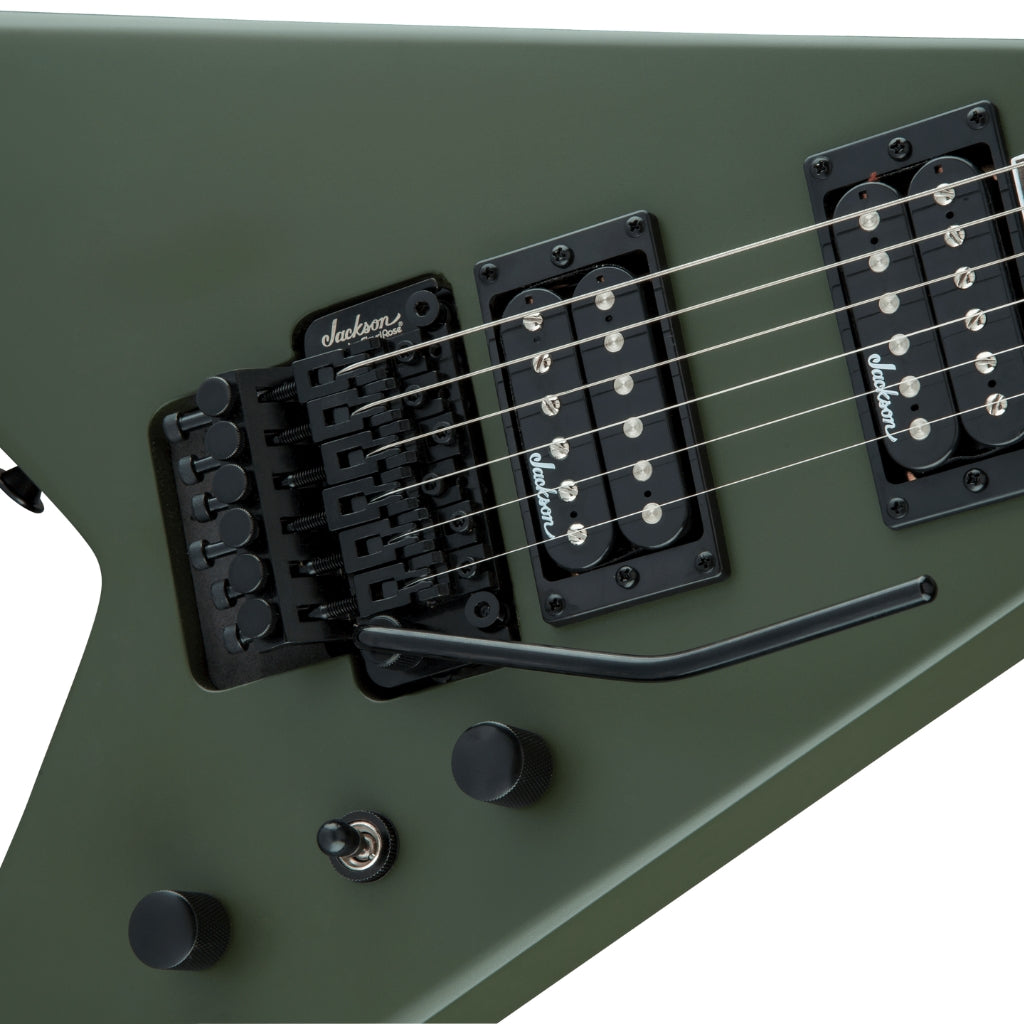 Jackson - JS Series King V JS32 Electric Guitar - Matte Army Drab, Amaranth Fingerboard
