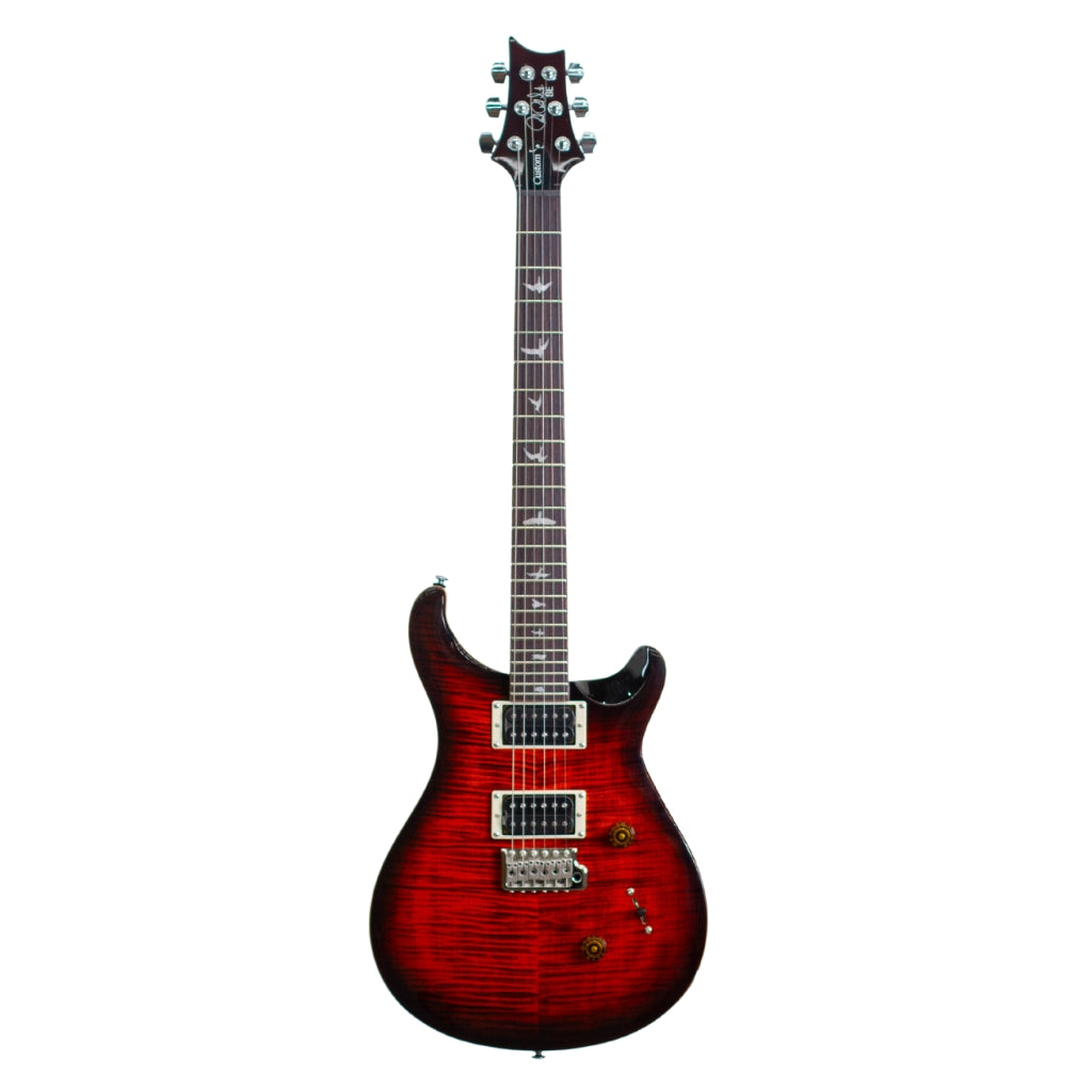 PRS - SE Custom 24 Electric Guitar - Orange Tiger Smoked Burst