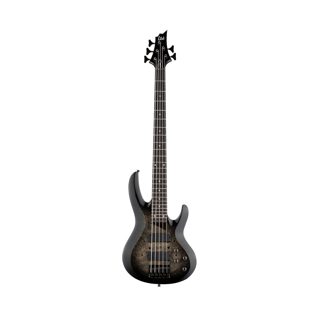 ESP LTD B-205DX 5-String Bass Guitar - Black Burst