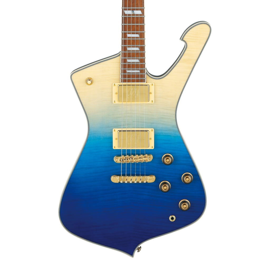 Ibanez - IC420FM Electric Guitar - Transparent Blue Gradation