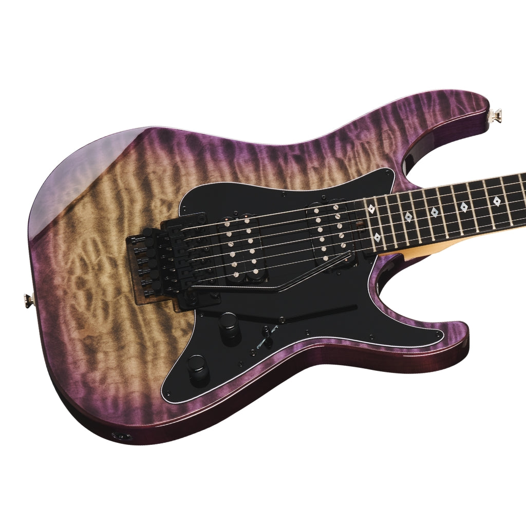 Kramer - Volante Quilt HHFR Electric Guitar - Ultraviolet Burst