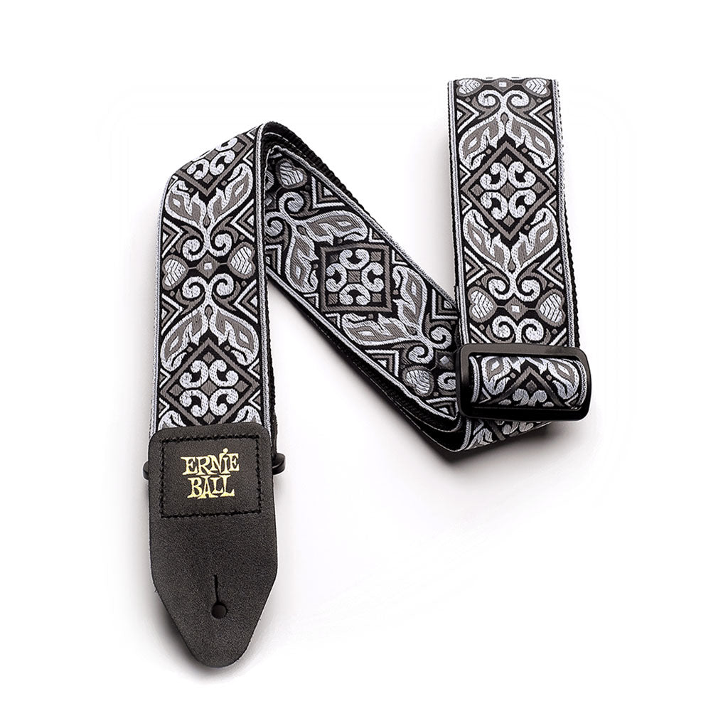 Ernie Ball Jacquard Guitar Strap - Tribal Silver