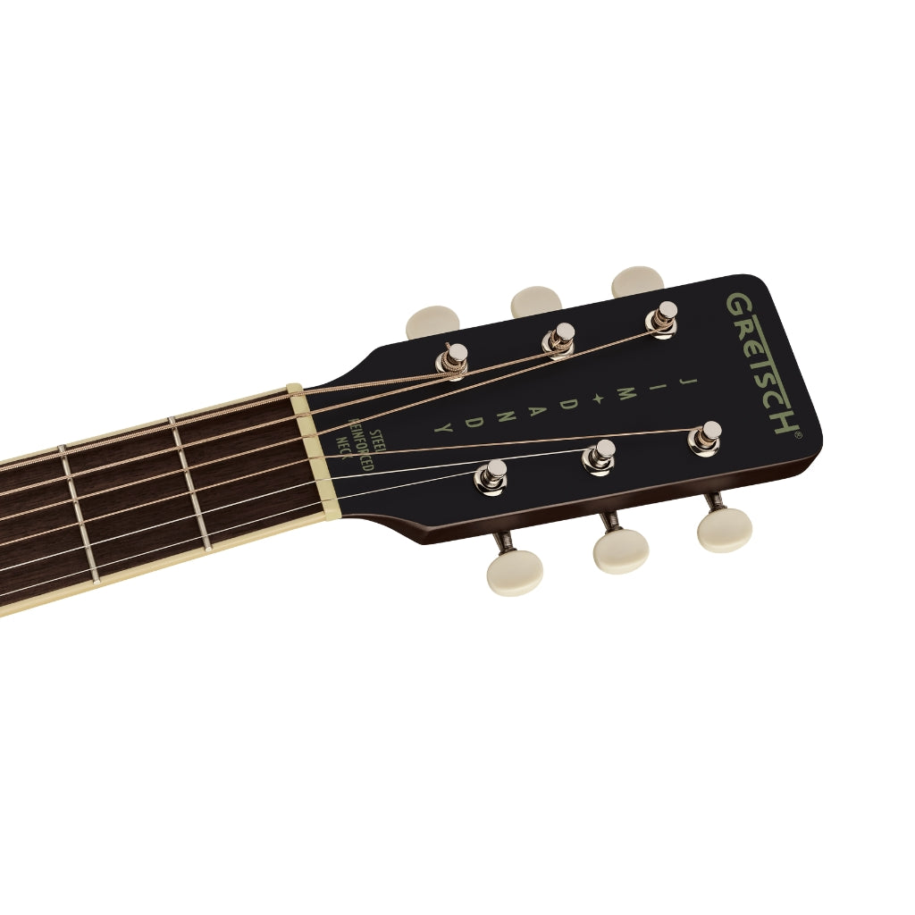 Gretsch - Jim Dandy Concert Acoustic Guitar - Deep Cherry Burst, Walnut Fingerboard