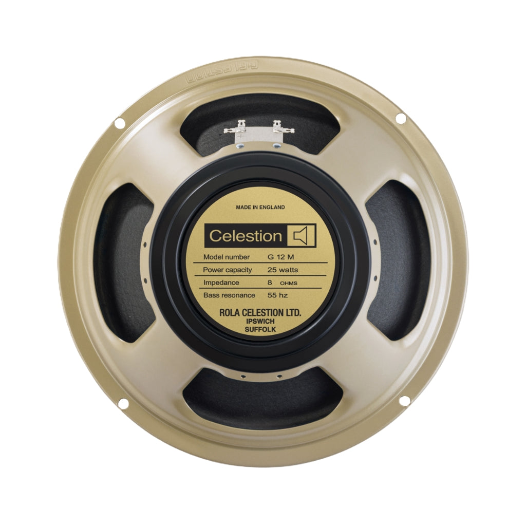 Celestion Heritage Series T1511 12" 25-Watt Blackback Speaker - 8 Ohm G12M (55) hero