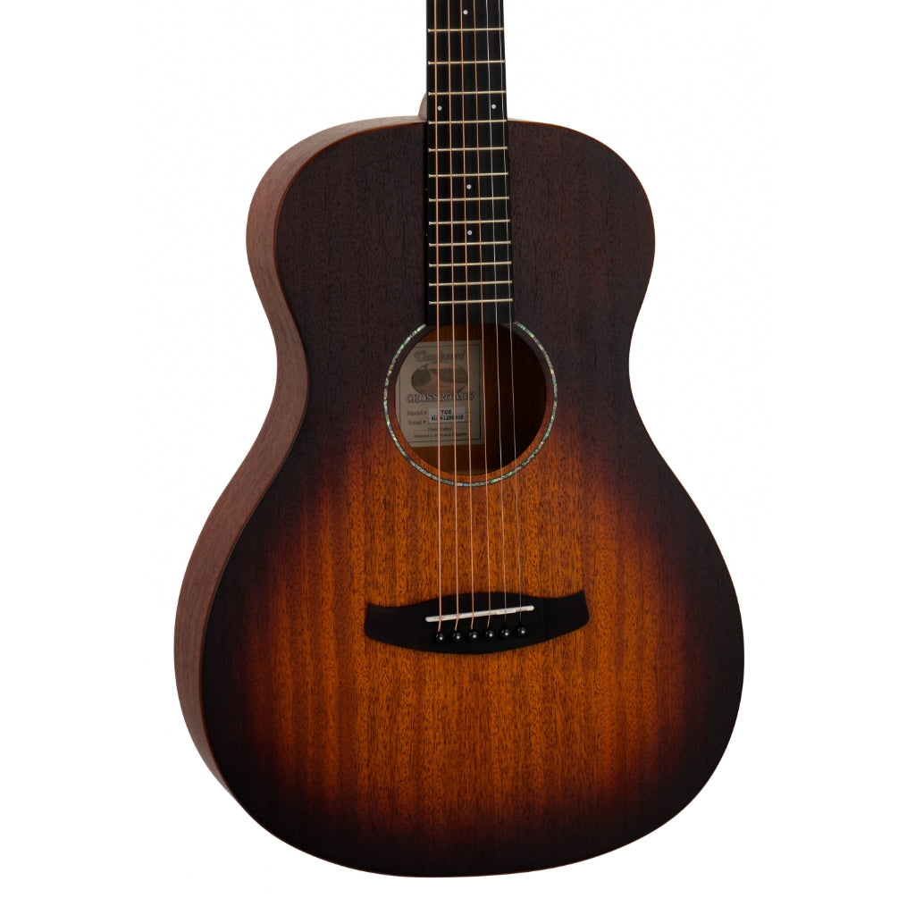 Tanglewood - TC8 Crossroads Parlour Acoustic Guitar - Whiskey Burst Satin