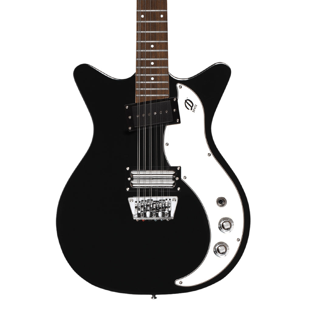 Danelectro '59 Vintage 12-String Electric Guitar - Black Sparkle