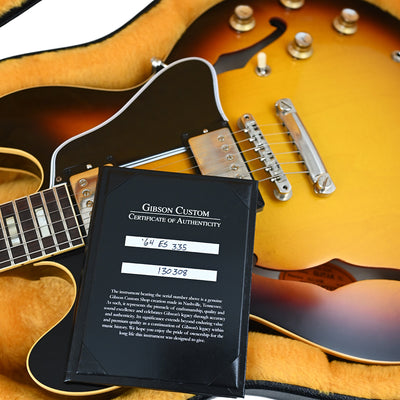 Gibson Custom Shop 64 ES335 Reissue VOS Vintage Burst