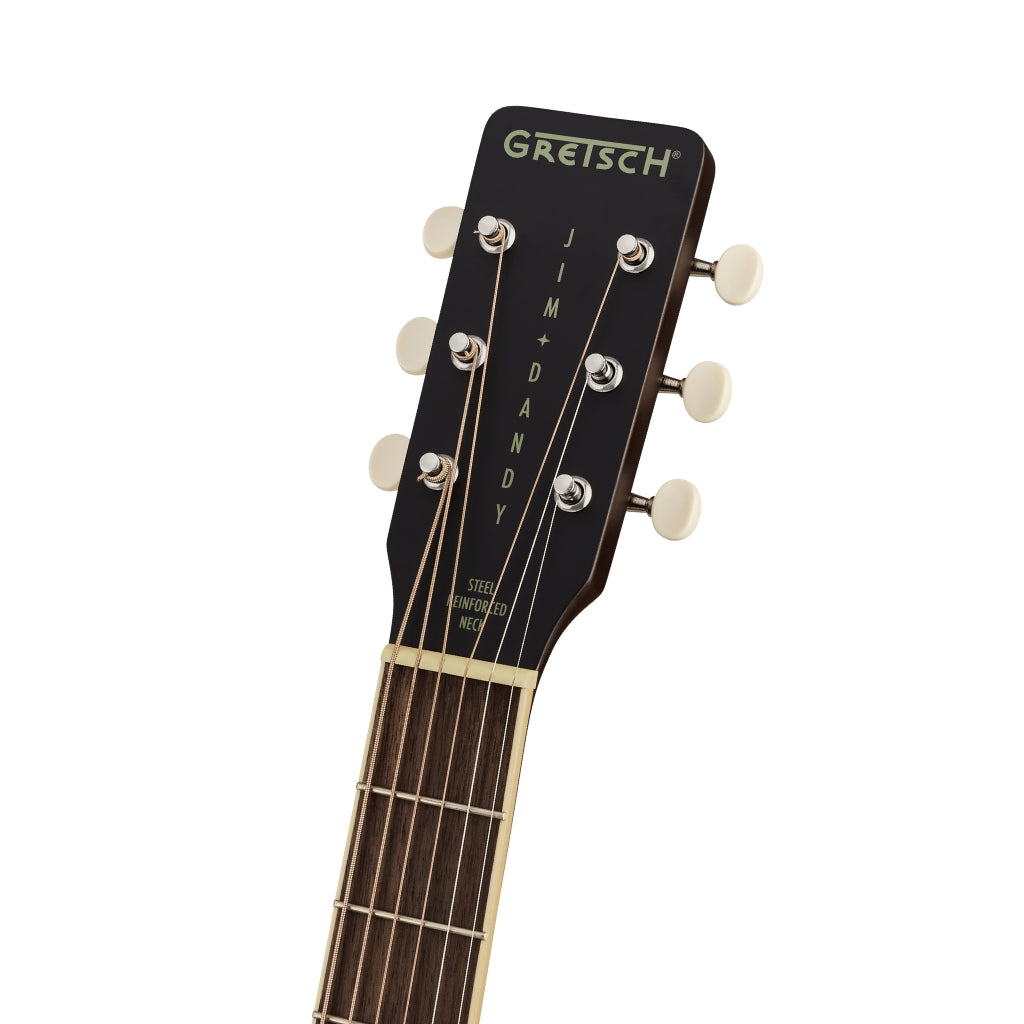 Gretsch - Jim Dandy Parlor Acoustic Guitar - Deep Cherry Burst, Walnut Fingerboard