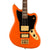 Fender - Limited Edition Mike Kerr Jaguar® Bass - Rosewood Fingerboard, Tiger's Blood Orange