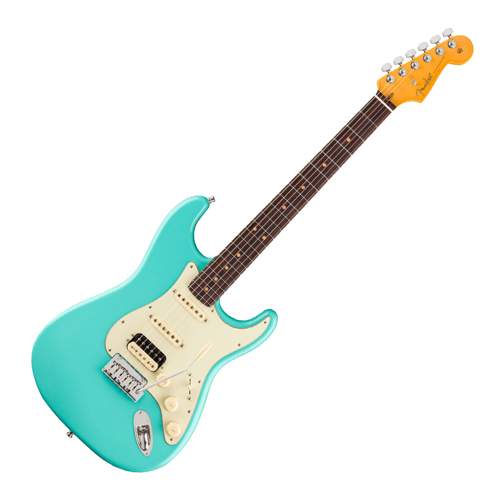 Fender American Ultra Luxe '60s Stratocaster HSS - Rosewood Fingerboard - Sea Foam Green
