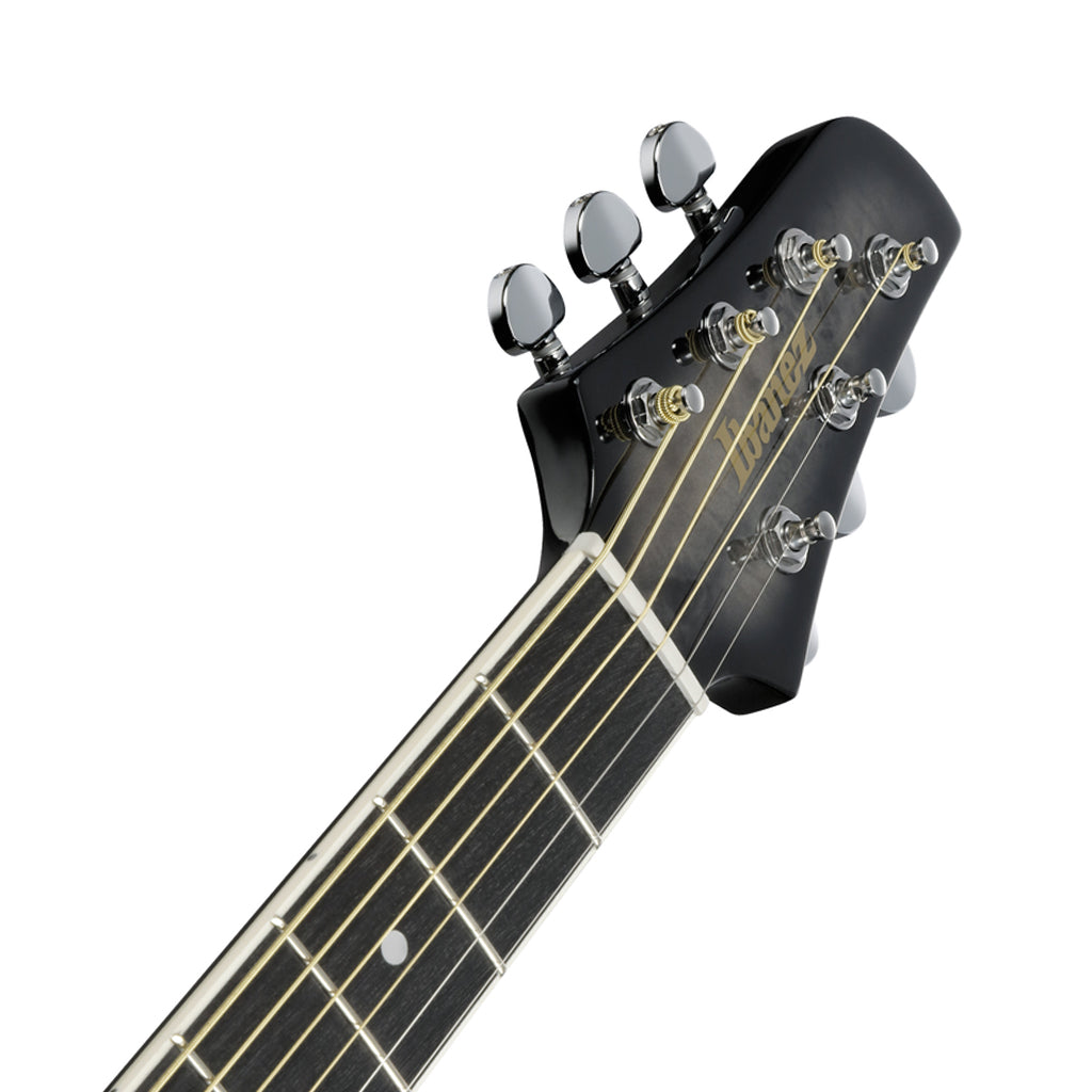 Ibanez TCY10PA Acoustic Guitar w/Pickup - Transparent Brown Black Burst High Gloss