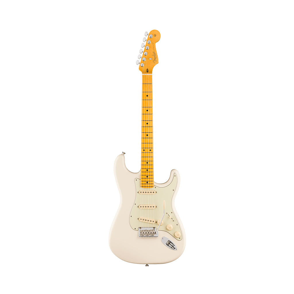 Fender American Professional Stratocaster Maple Electric Guitar - Olympic White