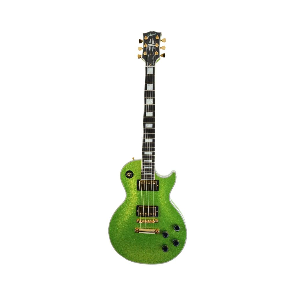 Gibson Custom Shop Les Paul Axcess Electric Guitar - Gecko Green Sparkle front