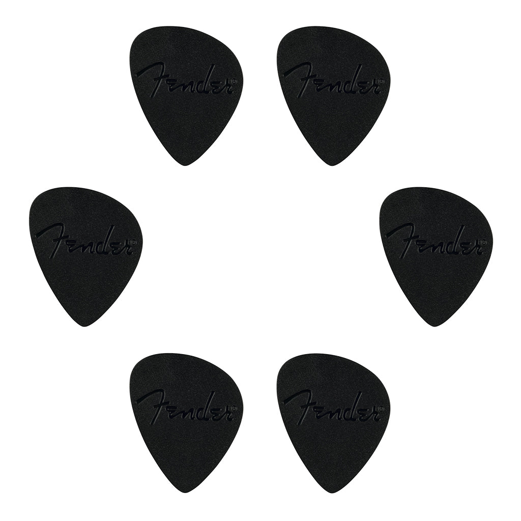 Fender Offset Picks in Black 6 Pack