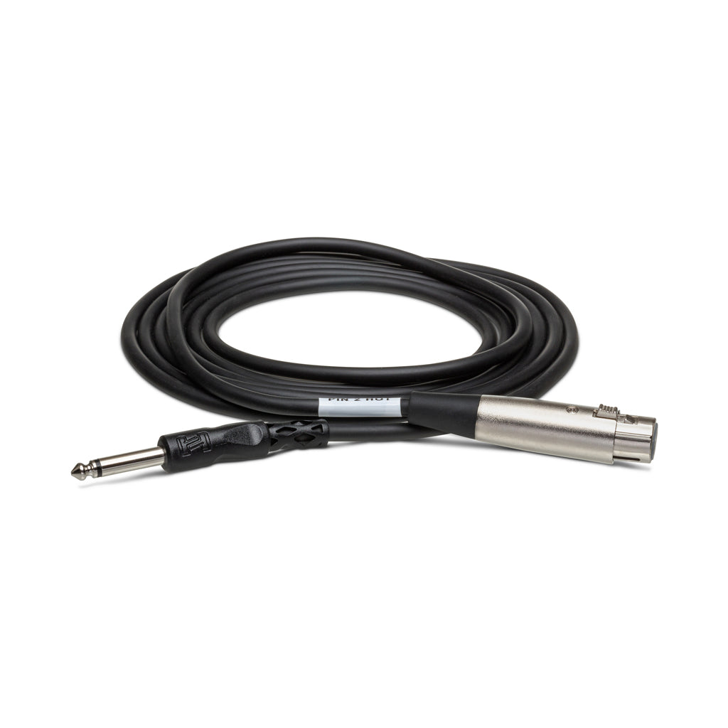 Hosa Technology - XLR3F to 1/4 in TS - Unbalanced Interconnect Cable 10ft