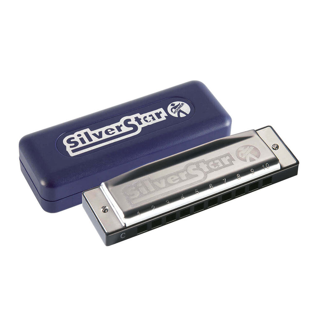 Hohner Silver Star Small Pack Harmonica - D Major with case