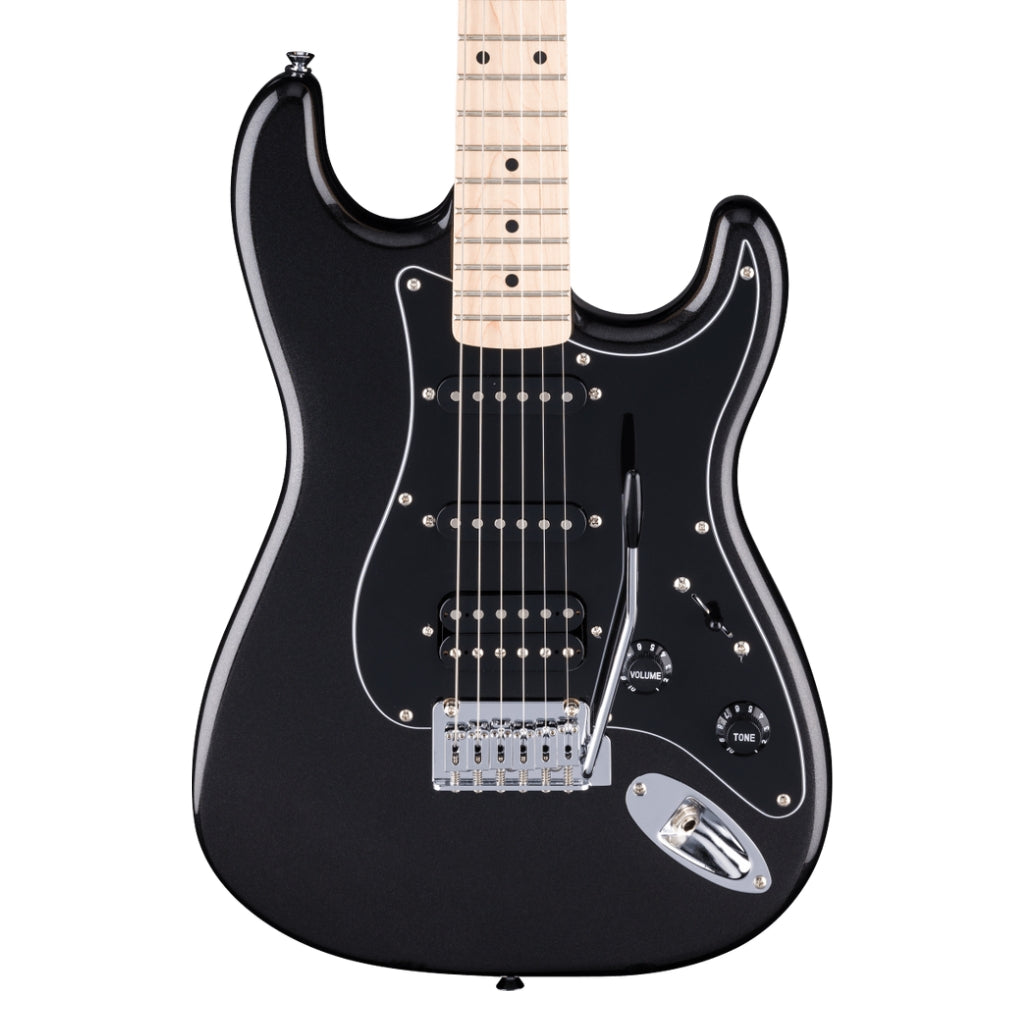 Squier - Affinity Series Stratocaster Junior HSS - Metallic Black, Maple Fingerboard