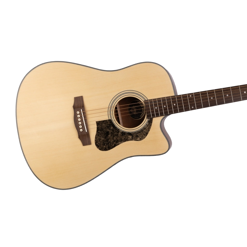 Guild - D340CE Acoustic-Electric Dreadnought Guitar - Natural