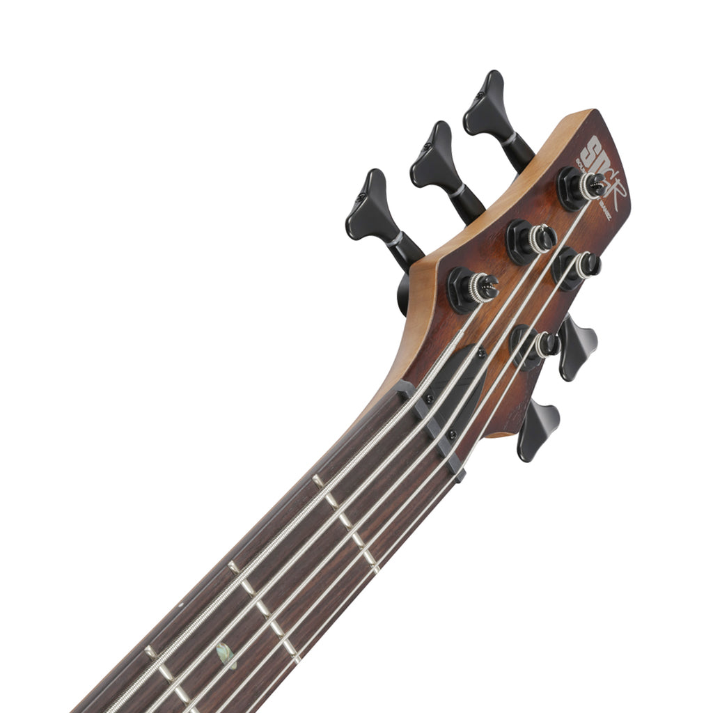 Ibanez SR505A 5-String Electric Bass Bartolini Pickups - Mahogany Brown Burst Low Gloss