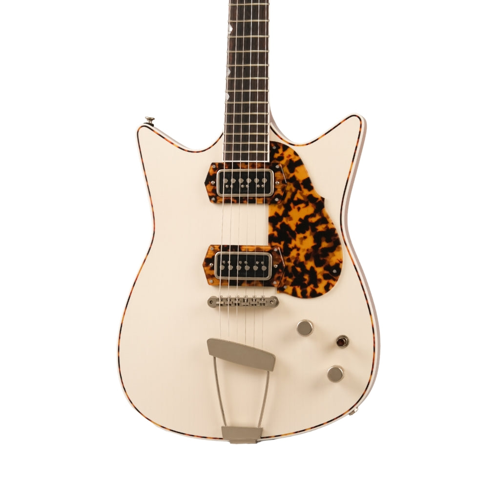 Frank Brother Arcade One Light Relic Electric Guitar - Trans Trillium White hero