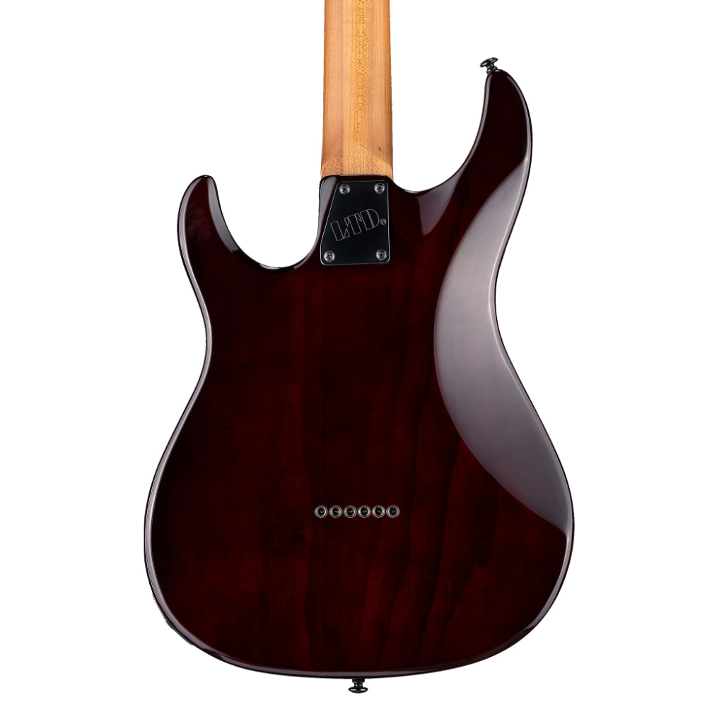 ESP LTD - Deluxe SN-1000 HT Electric Guitar - Dark Brown Sunburst