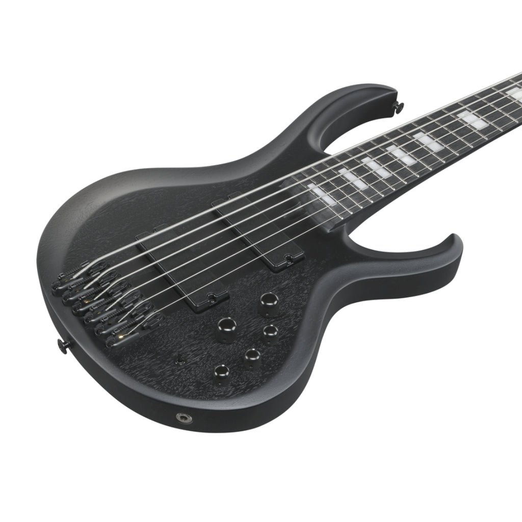 Ibanez - Fab1 Wk Felipe Andreoli 6-String Signature Bass Guitar - Weathered Black